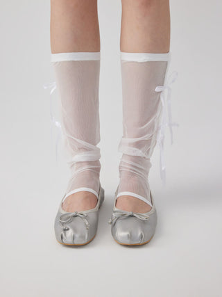BOWKNOT LACE LEG WARMERS