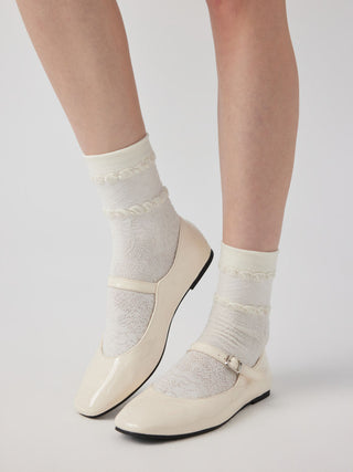 3 PAIRS CABLE KNITTED CREW SOCKS SET