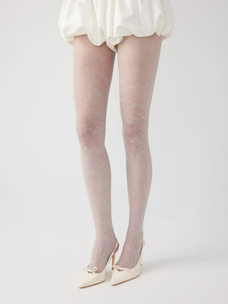 FLORAL LACE TIGHTS