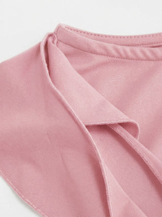 Boat Neck Ruched Ruffle Hem Layered Micro Romper