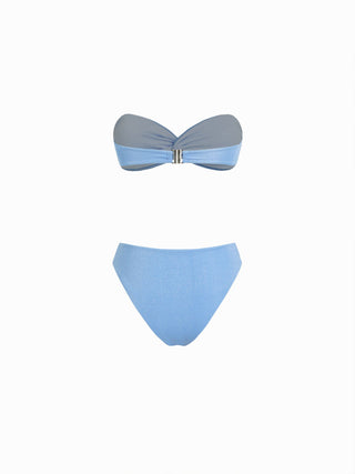 Glitter Twist Halter Bikini Set