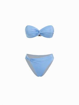 Glitter Twist Halter Bikini Set