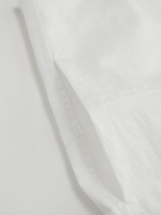 Cotton-blend Mid Rise Bubble Maxi Skirt