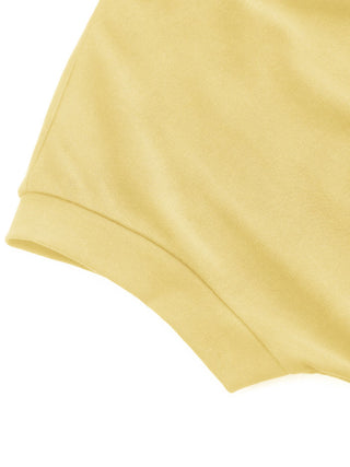 Cotton-blend Round Neckline Ruched Mini Dress