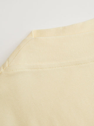Cotton-blend Boat Neck Fruit Applique Short Sleeve Tee
