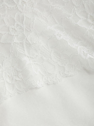 High Stretch Square Neck Lace Panel Cami Top