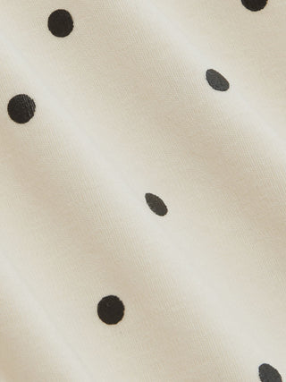 Cotton-blend Halter Cowl Neck Polka Dot Ruched Top