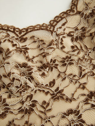 Lace Flocking Sweetheart Bodycon Mini Dress