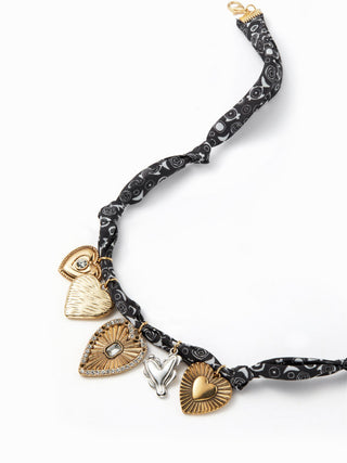 HEART & CHERRY PENDANT NECKLACE