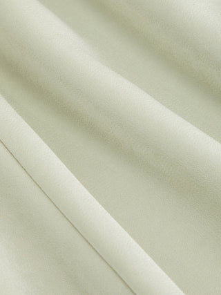 Satin Boat Neck Cloak Sleeve Bolero Flared Maxi Dress