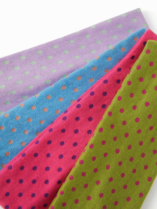 4PCS POLKA DOT HEADBAND