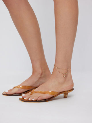 STARFISH LAYERED ANKLE CHAIN