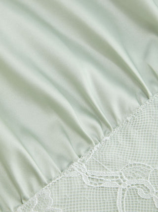 Satin Lace Halter Top