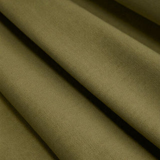 Linen-blend V-neck Pleated Knotted A-line Maxi Dress