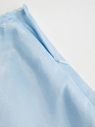 Satin Low Rise Mermaid Midi Skirt