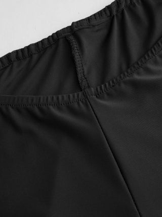 Low Rise Slim Flared Trousers