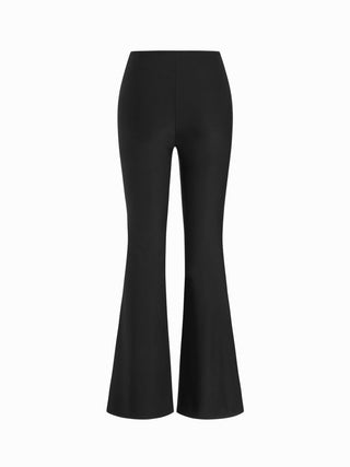 Low Rise Slim Flared Trousers