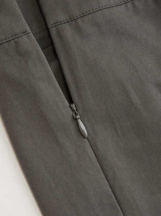 Cotton Mid Rise Cargo Metal Detail Wide Leg Trousers Oversized