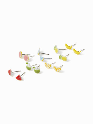 7 PAIRS FRUIT STUD EARRINGS SET