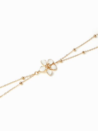 FLOWER LAYERED WAIST CHAIN