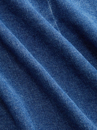 Denim Square Neck Metal Detail Tank Top