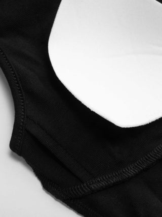 Cotton-Blend V-neck Ruched Top