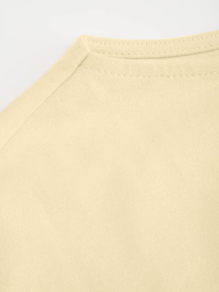 Cotton-blend Boat Neck Ruched Asymmetrical Hem Tee