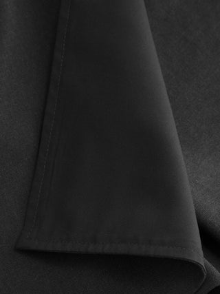 Linen-blend Wrap Front A-line Split Mini Skort