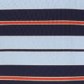 Stripe Backless Crop Bandeau Top