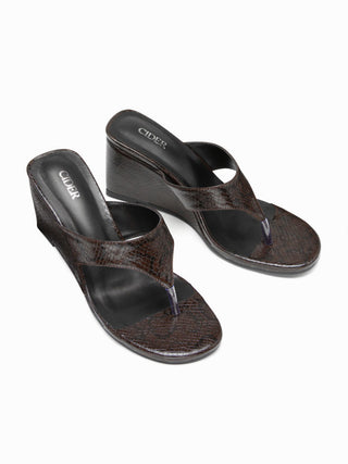 WEDGE FLIP-FLOP SANDALS