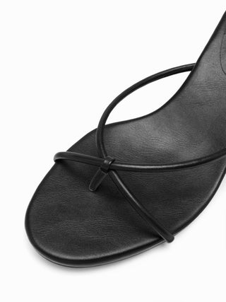 FLIP-FLOP KITTEN HEEL SANDALS