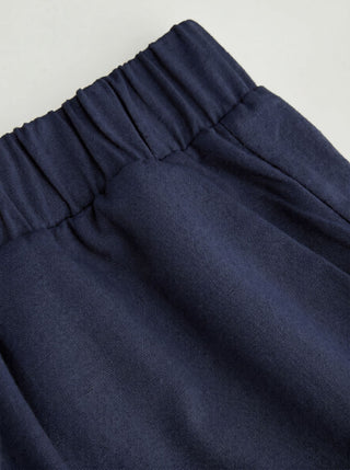 Linen-blend Boat Neck Knotted Top & Mid Rise Capri Straight Leg Trousers Set