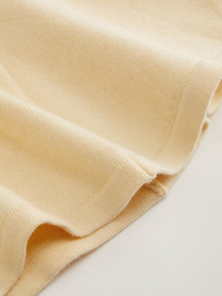 Knit Stand Collar Peplum Hem Short Sleeve Top