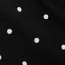 Cotton-blend Polka Dot Lace Trim Bandeau Top