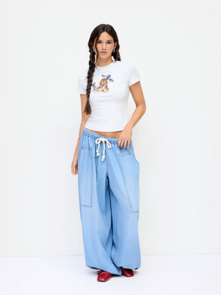 Cotton-blend Dog & Anchor Graphic Tee