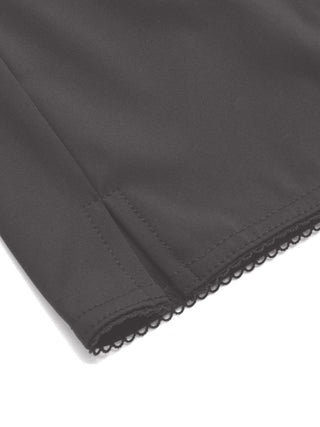 Low Rise High Stretch Split Knee Length Capri Leggings