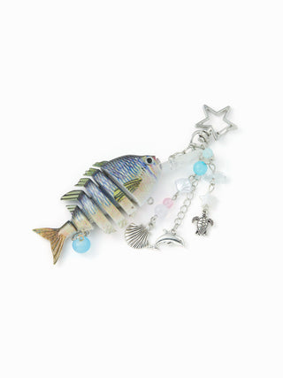 FISH & SHELL & TURTLE KEYCHAIN