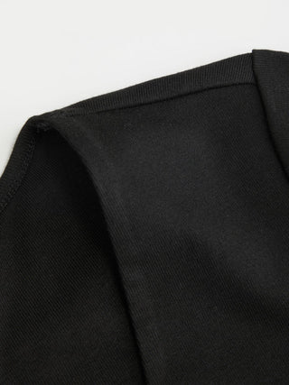 V-neck Bell Sleeve Mid Rise Wide Leg Jumpsuit With Belt