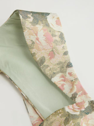 Jacquard Floral Sweetheart Neck Bowknot Corset Tank Blouse