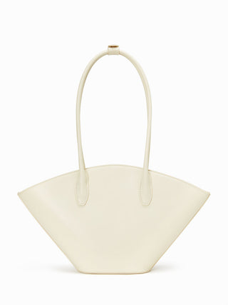 FAN-SHAPED TOTE BAG