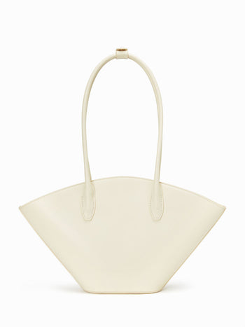 FAN-SHAPED TOTE BAG
