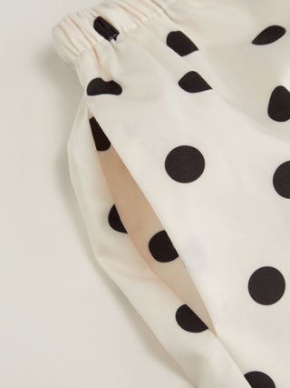 Cotton Mid Rise Drawstring Oversized Bermuda Shorts