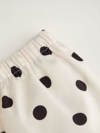 Cotton Mid Rise Drawstring Oversized Bermuda Shorts