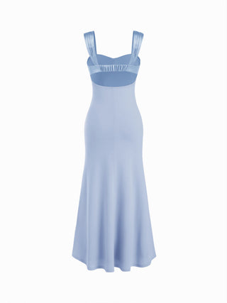 Sweetheart High Rise Bowknot Maxi Mermaid dresses