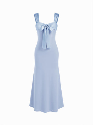 Sweetheart High Rise Bowknot Maxi Mermaid dresses