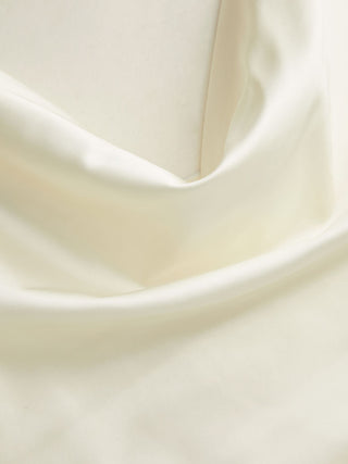 Sheer Boat Neck Cape Top & Satin High Rise Mini Dress Set