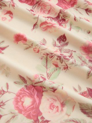 Mesh Sweetheart Neck Floral Ruched High Rise Maxi Dress