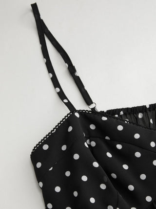 Square Neck Leopard Bowknot Cami Top