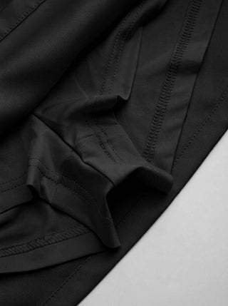 Satin Low Rise A-line Mini Skort