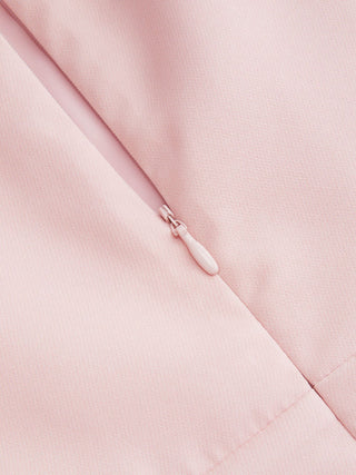 Peter Pan Collar Bowknot Cut Out Ruffle Sleeve A-line Mini Dress